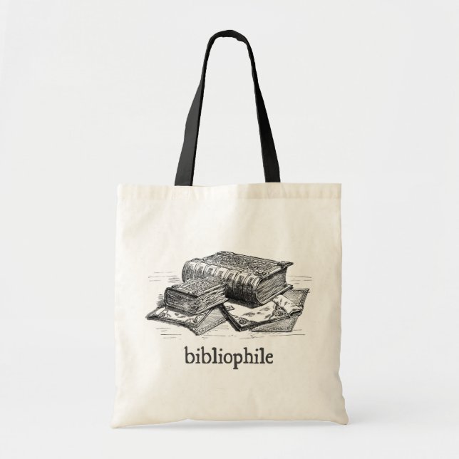 Tote Bag Bibliophile (Devant)