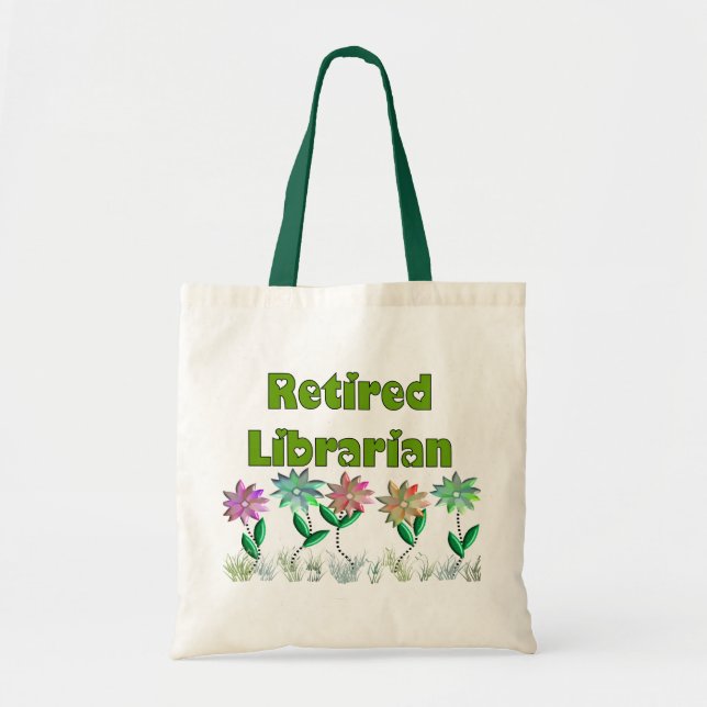 Tote Bag Bibliothécaire retraité "sensation de ressort " (Devant)