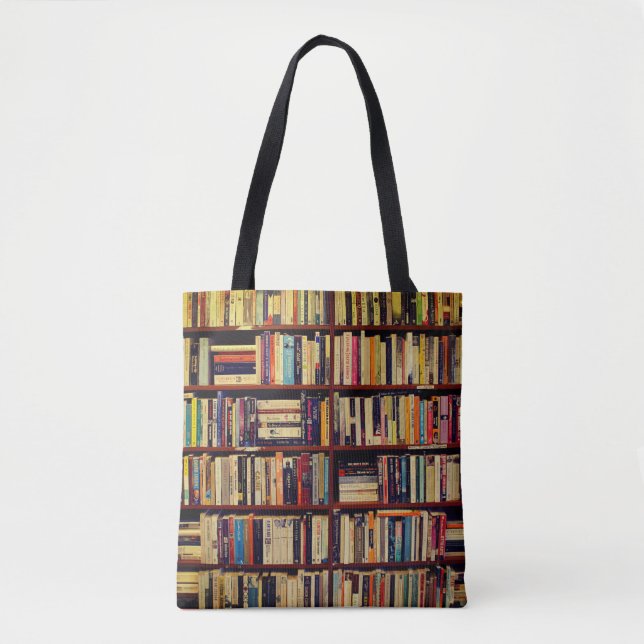 Tote Bag Bibliothèque étagères (Devant)
