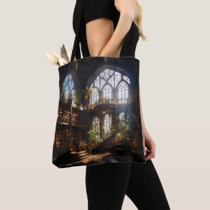 Tote Bag Bibliothèque Magique
