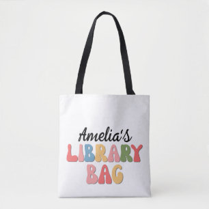 Tote Bag Bibliothèque personnalisée