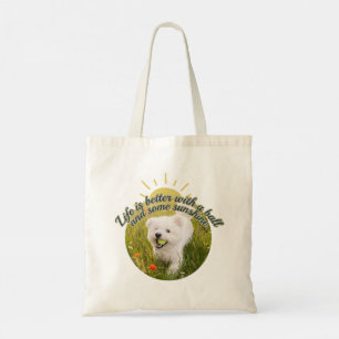 Tote Bag Bichon & Ball Jours de pissenlits