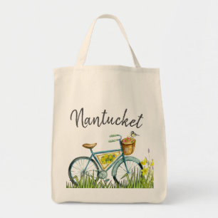 Tote Bag Bicyclette vintage de Nantucket dans le domaine de