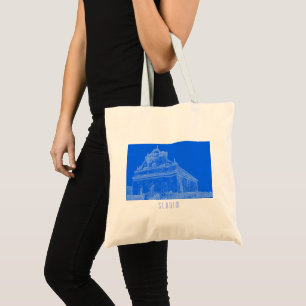 Tote Bag Biélorussie Slonim Grande synagogue Architecture C