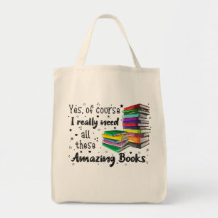 Tote Bag Bien Sûr, J'Ai Besoin De Tous Ces Livres Vraiment 