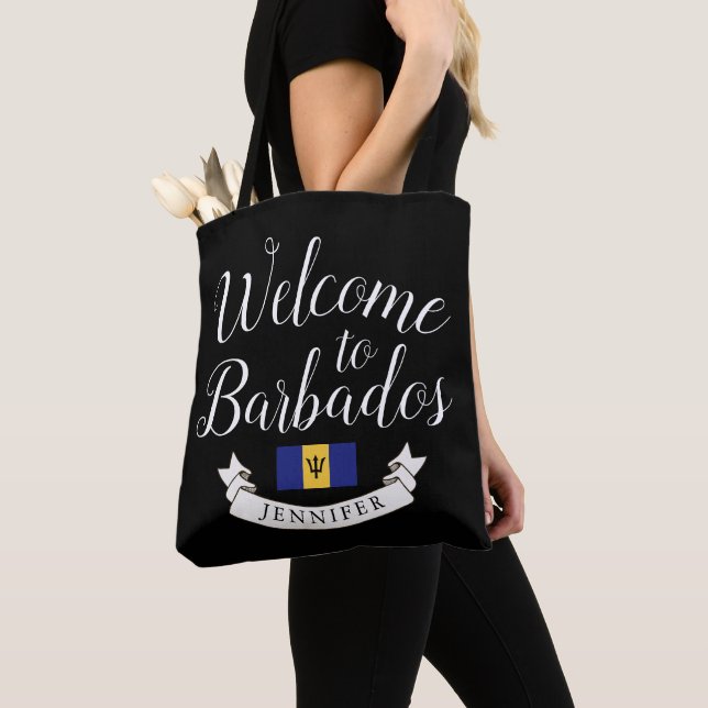 Tote Bag Bienvenue à la Barbade | Destination Faveur Mariag (De près)