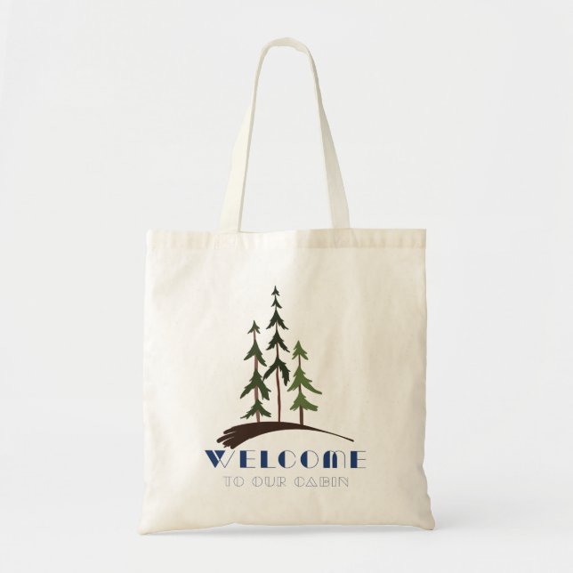 Tote Bag Bienvenue au Cabine (Devant)