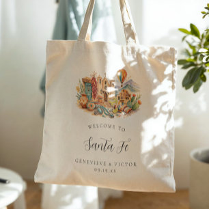 Tote Bag Bienvenue au mariage dans le désert de Santa Fe au
