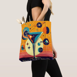Tote Bag Bienvenue dans le club Atomic Martini de l'ère spa