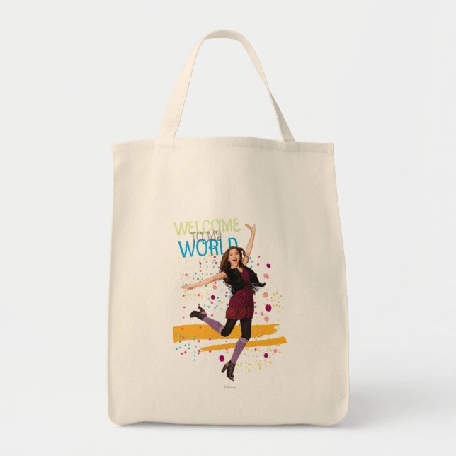 Tote Bag Bienvenue dans Mon monde (Devant)