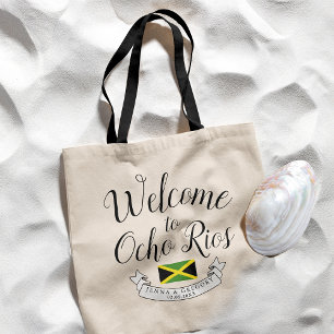 Tote Bag Bienvenue en Jamaïque   Personnalisation du mariag