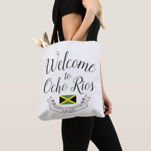 Tote Bag Bienvenue en Jamaïque  Personnalisation du mariage