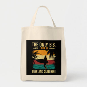 Tote Bag Bière d'été et soleil