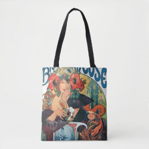 Tote Bag Bières de la Meuse, Mucha