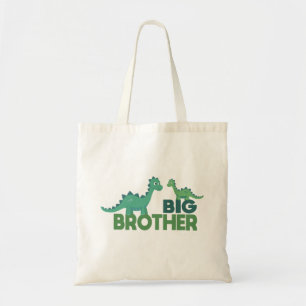 Tote Bag Big Brother dessin animé dinosaure animal dino bro