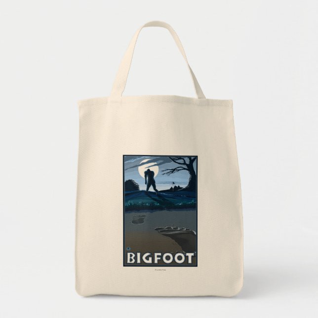Tote Bag Big Foot à travers le terrain de golf (Devant)