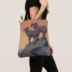 Tote Bag Bighorn Sheep American West Wildlife