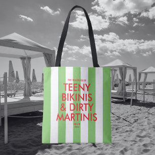 Tote Bag Bikinis adolescent et martinis salé Le Beach Club