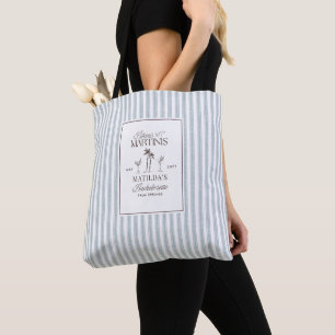 Tote Bag Bikinis et martinis Élégant enterrement de vie de 