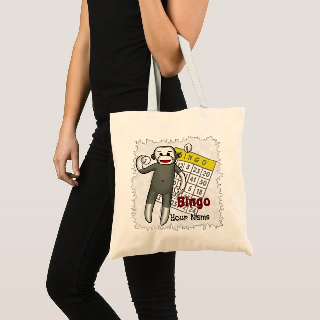 Tote Bag Bingo de singe (Devant (produit))