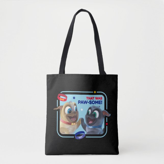 Tote Bag Bingo et Rolly | C'était Paw-some (Devant)