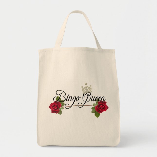 Tote Bag Bingo Queen Fourre-tout (Devant)