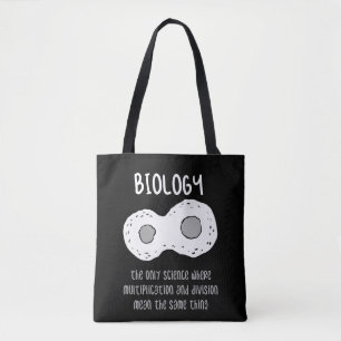 Tote Bag Biologie - La biologie, le seul cadeau scientifiqu