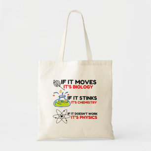 TOTE BAG BIOLOGIE SCIENTIFIQUE CHIMIE PHYSIQUE