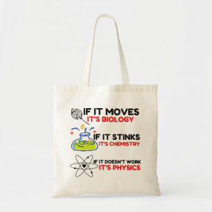 TOTE BAG BIOLOGIE SCIENTIFIQUE CHIMIE PHYSIQUE