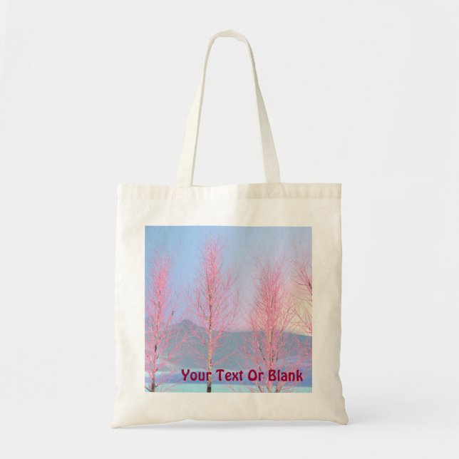 Tote Bag Birch à la crème de framboise (Devant)