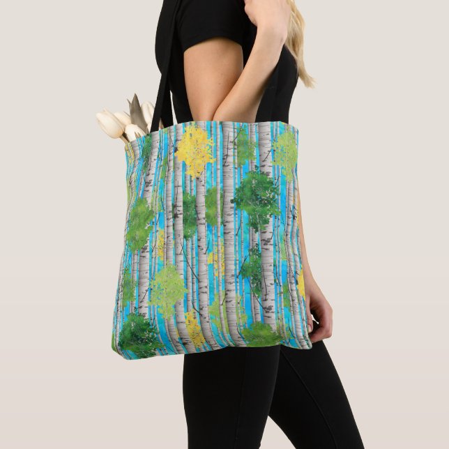 Tote Bag Birch Tree (De près)