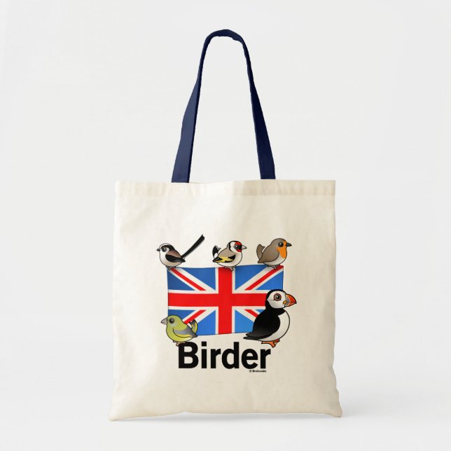 Tote Bag Birder BRITANNIQUE (Devant)