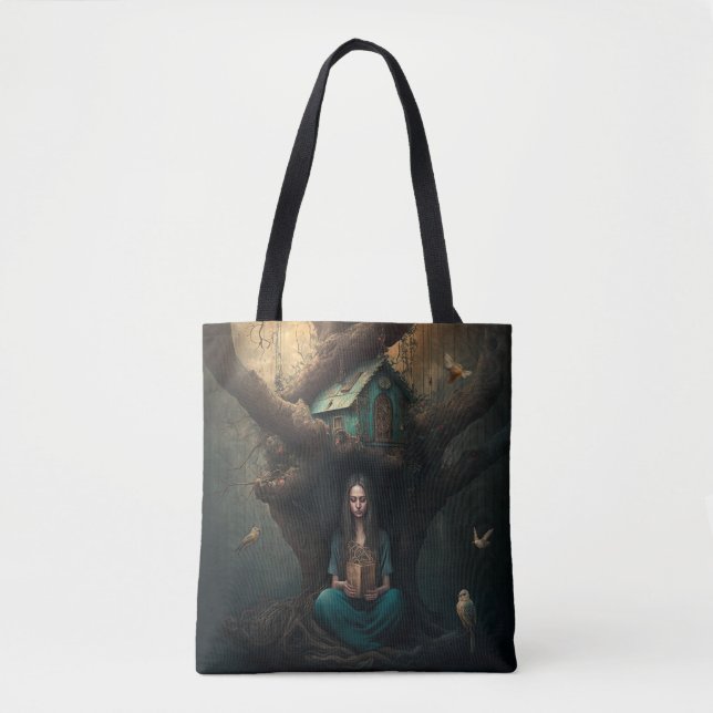 Tote Bag Birdhouse Dreams (Devant)
