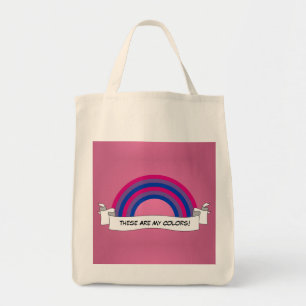 Tote Bag Bisexualité arc-en-ciel