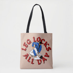 Tote Bag BJJ Serrures De Jambe Toute La Journée