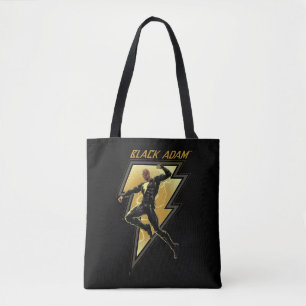 Tote Bag Black Adam Lightning Bolt Illustration du caractèr