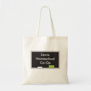 Tote Bag Black Chalkboard Homeschool Co Op