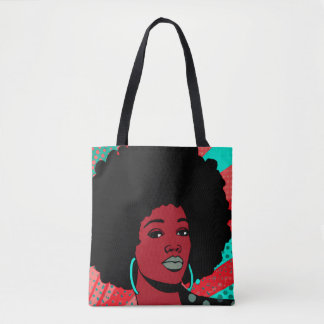 Tote Bag Black Gurl Pop Art