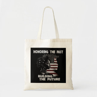Tote Bag Black History Mois Fist Africa Carte Black Freedom