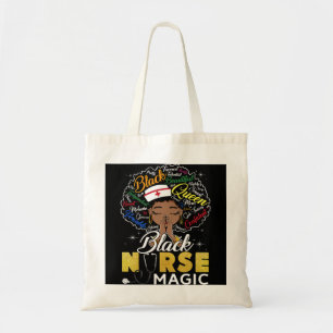 Tote Bag Black History Nurse African American Pride Afro Wo