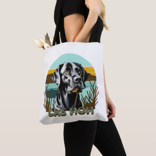 Tote Bag Black Lab Maman Lab Chien Amoureux