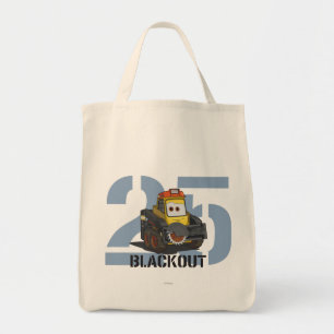 Tote Bag Black-out Character Art