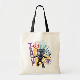 Tote Bag Black Panther & Spidey Team "Team-Up"