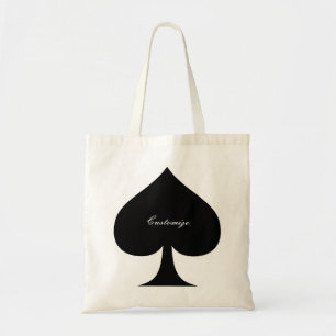 Tote Bag Black Queen of Spades