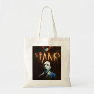 Tote Bag Black Retro Sparks Hallowen Movie BAnd