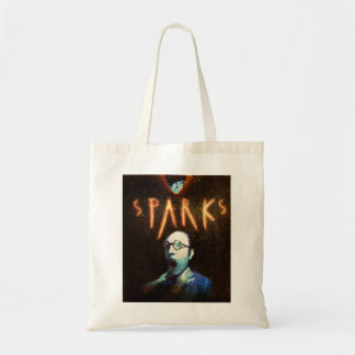Tote Bag Black Retro Sparks Hallowen Movie BAnd