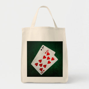 Tote Bag Blackjack 21 point - As, Ten