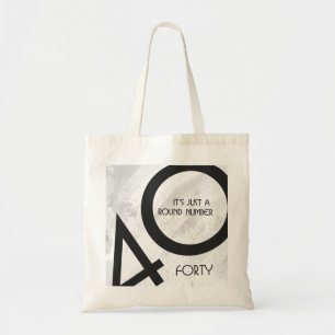 Tote Bag Blanc 40 décades Anniversaire