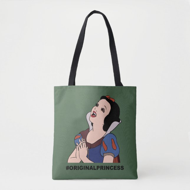 Tote Bag Blanche | #Princesse d'origine (Devant)