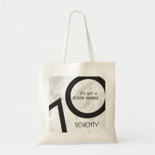 Tote Bag Blancs 70 Anniversaire de la Décennie